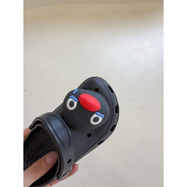 搞怪企鵝童趣洞洞鞋