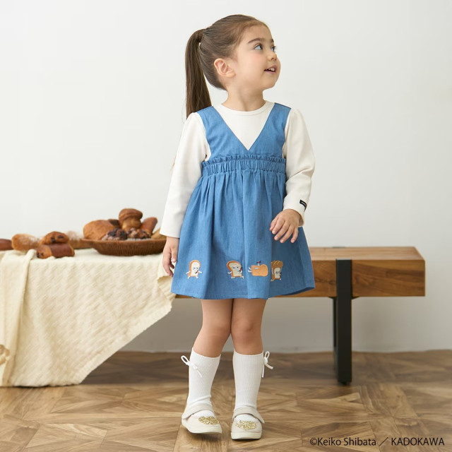 可愛麵包連衣裙