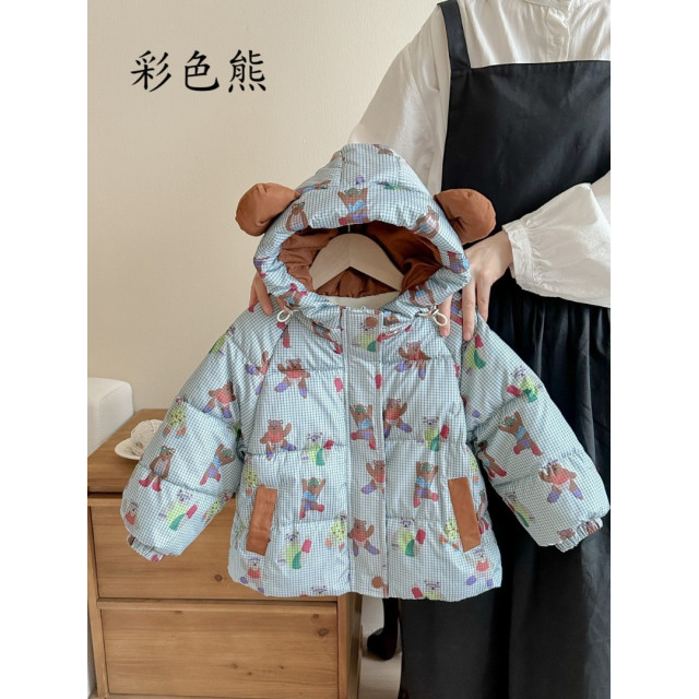 小熊耳朵保暖外套