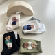 大人學院熊立體刺繡（五雙入）