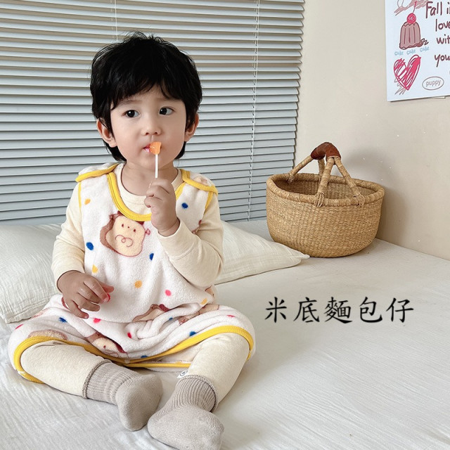 暖暖雲法蘭絨防踢睡袋
