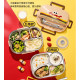 俏皮美食五格便當盒四件組