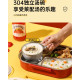 俏皮美食五格便當盒四件組