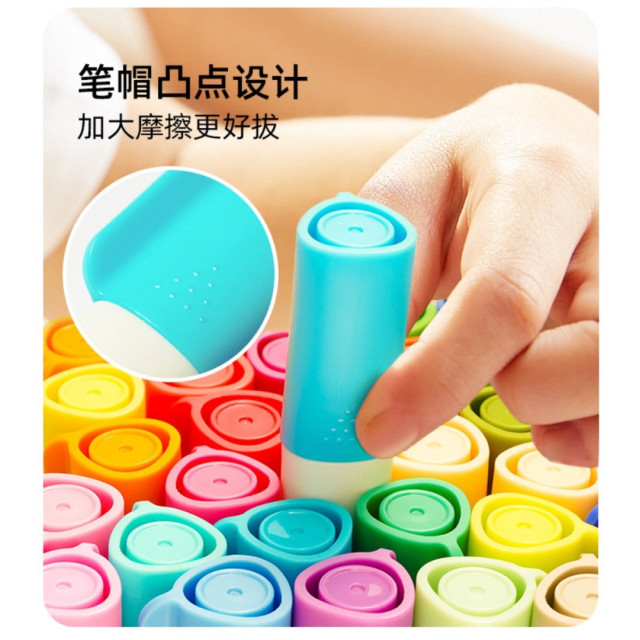 Mideer 可水洗大顆頭彩色筆