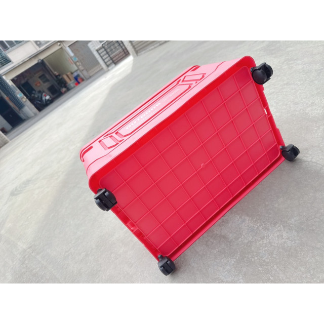 露營風滑輪收納箱