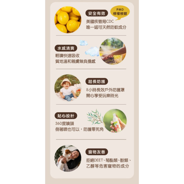 【誰是寶貝】8H 蚊掰掰草本防蚊液（60ML)