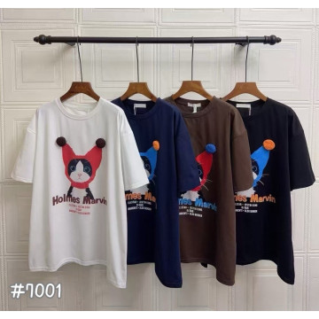 可愛毛帽貓咪T恤