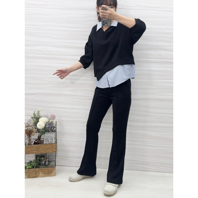 太空複合棉激瘦褲