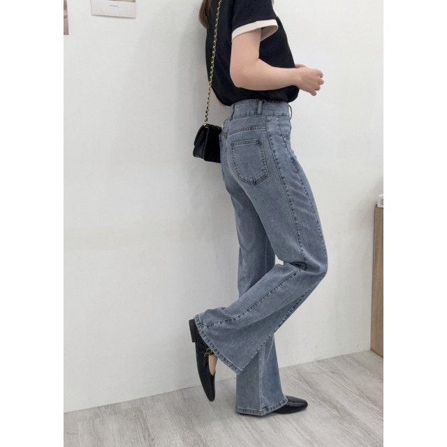 春款❥直筒微喇叭牛仔褲