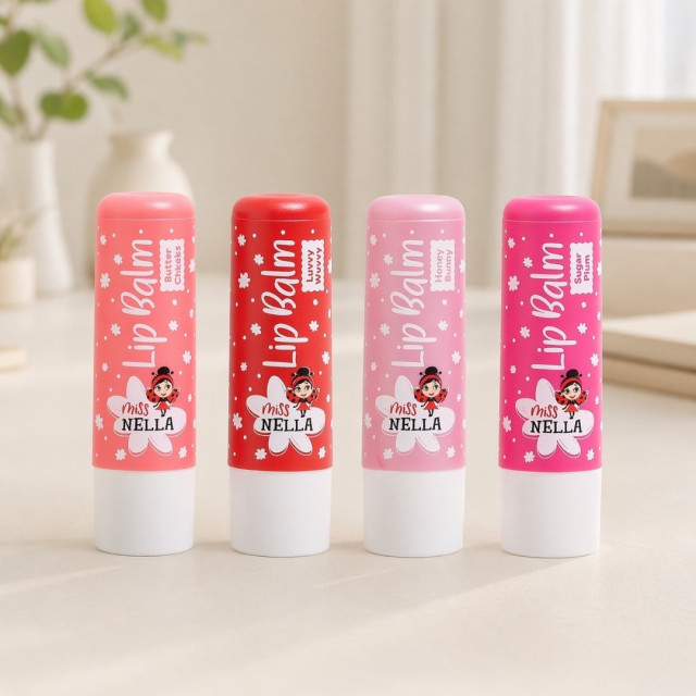 英國Miss Nella兒童水性胖胖款護唇膏