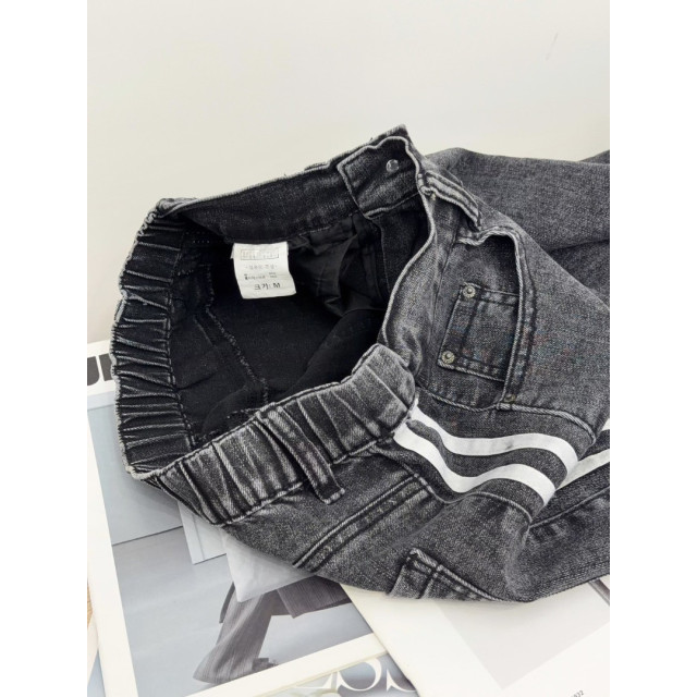 側條設計牛仔長裙