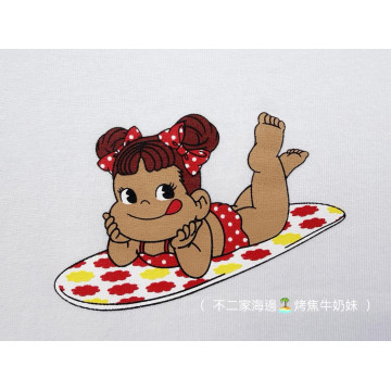 牛奶妹Peko醬美式復古柔感棉T