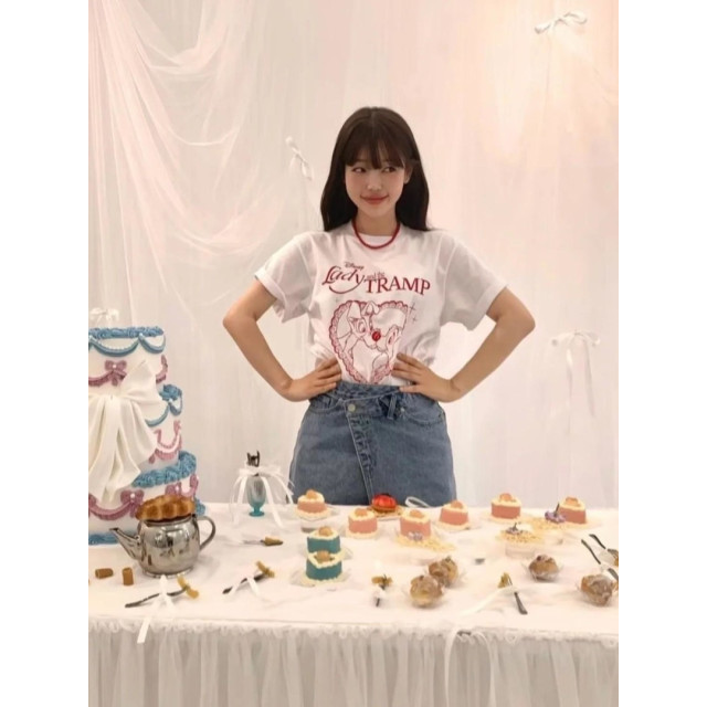 聯名狗狗卡通短版棉TEE