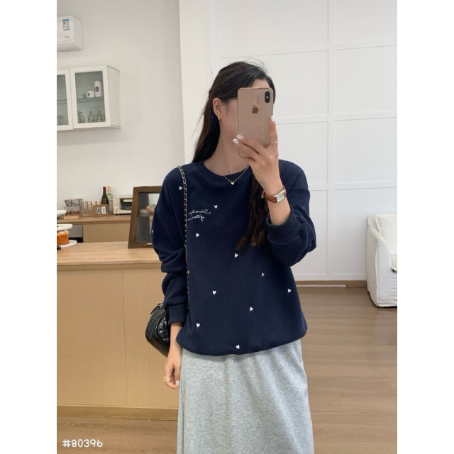 滿版小愛心刺繡T