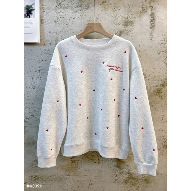 滿版小愛心刺繡T