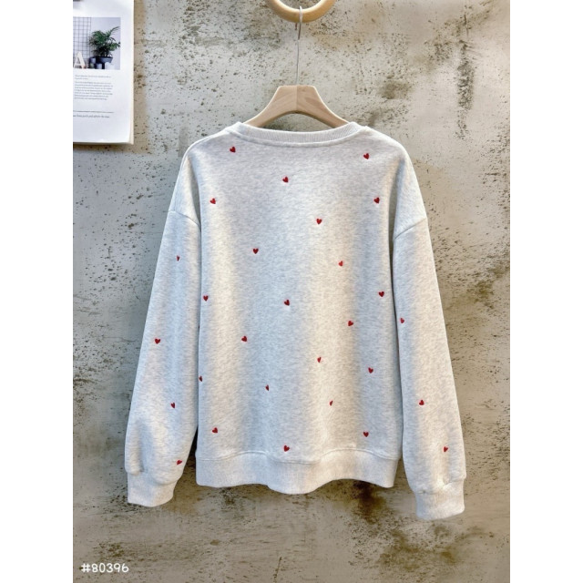 滿版小愛心刺繡T
