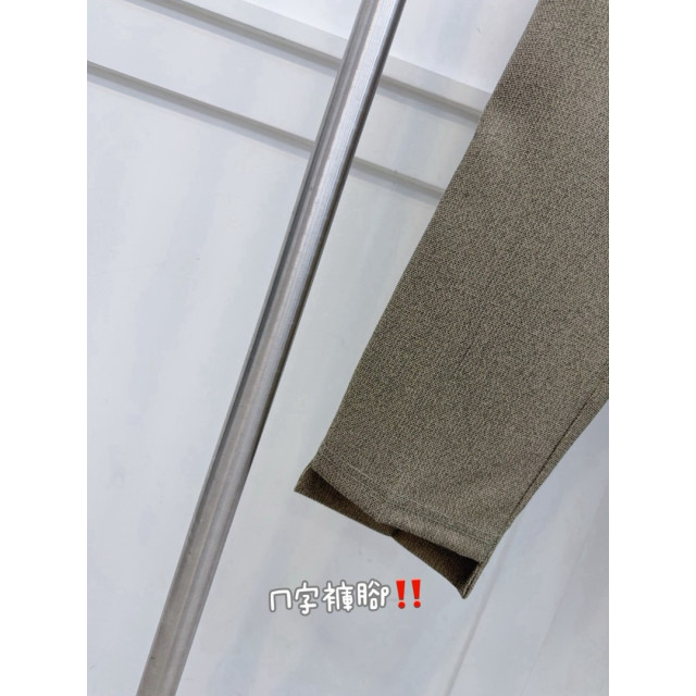 韓系後腰鬆緊ㄇ字褲腳老爺褲