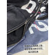 美式休閒落肩短版連帽外套