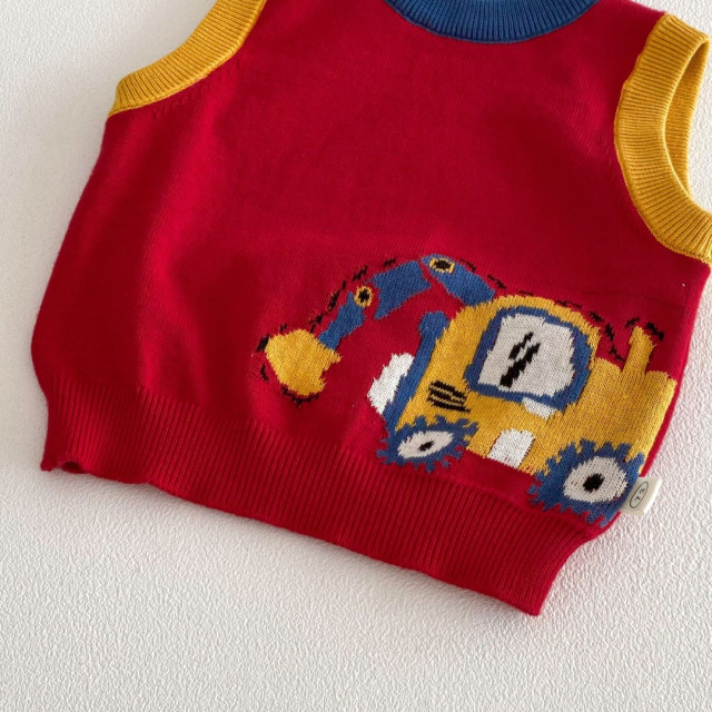 工程車針織背心