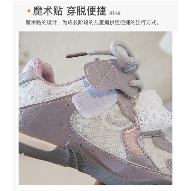 甜系蕾絲蝴蝶結運動鞋