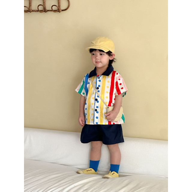 彩色波點手足裝