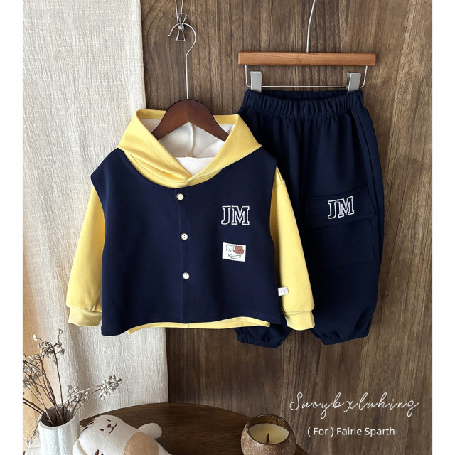 工裝連帽三件套組