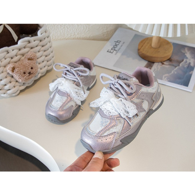 甜系蕾絲蝴蝶結運動鞋