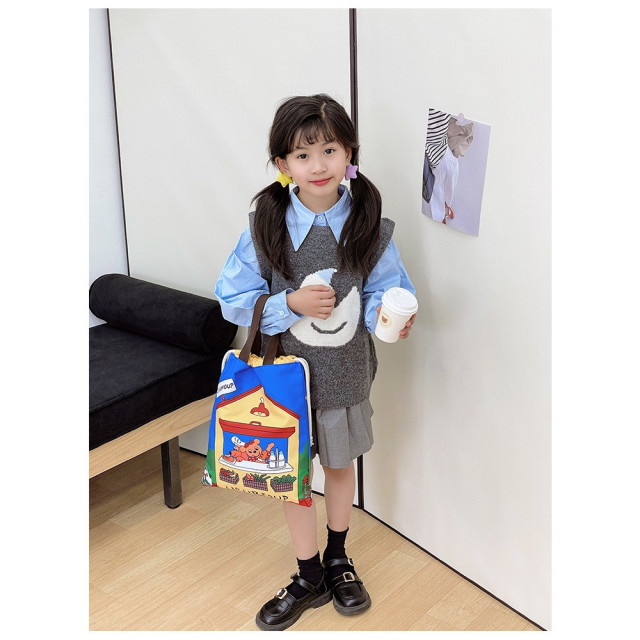 卡通束口手提收納袋