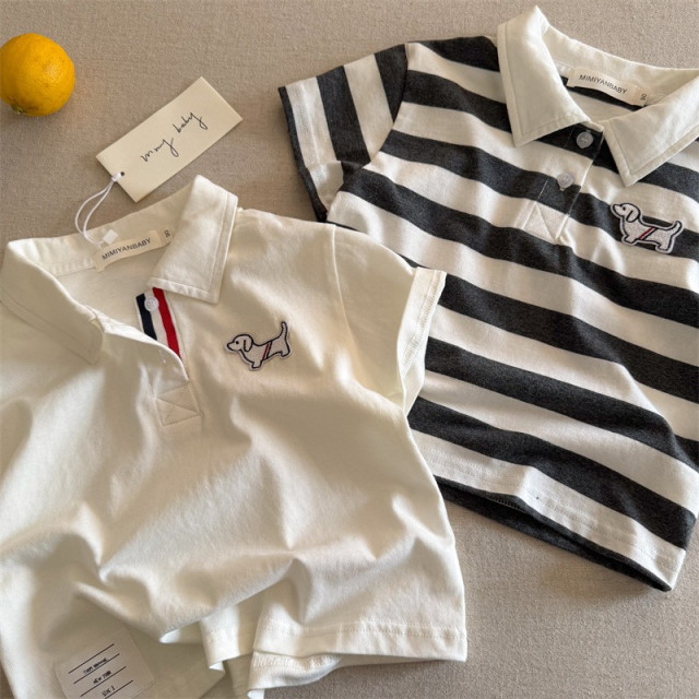 學院風小狗polo衫