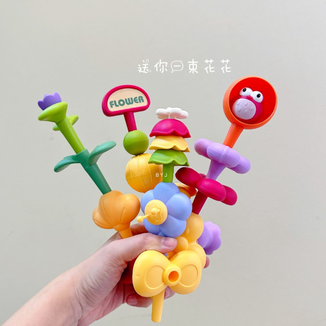百變花園ＤＩＹ花盆積木玩具