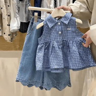 清新格紋套組