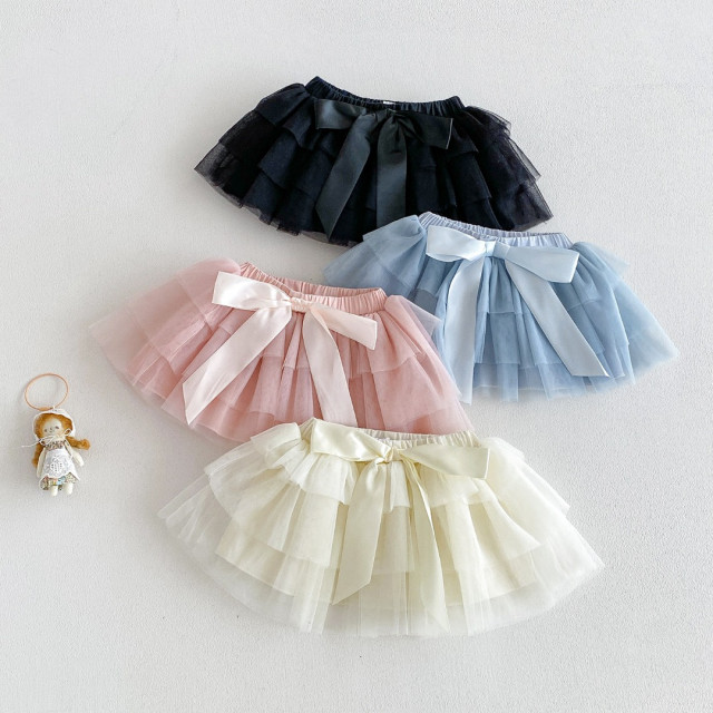 夢幻蝴蝶結蓬蓬紗裙