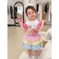 彩虹蛋糕褲裙