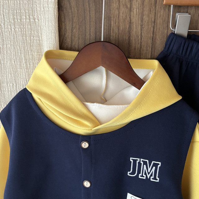 工裝連帽三件套組