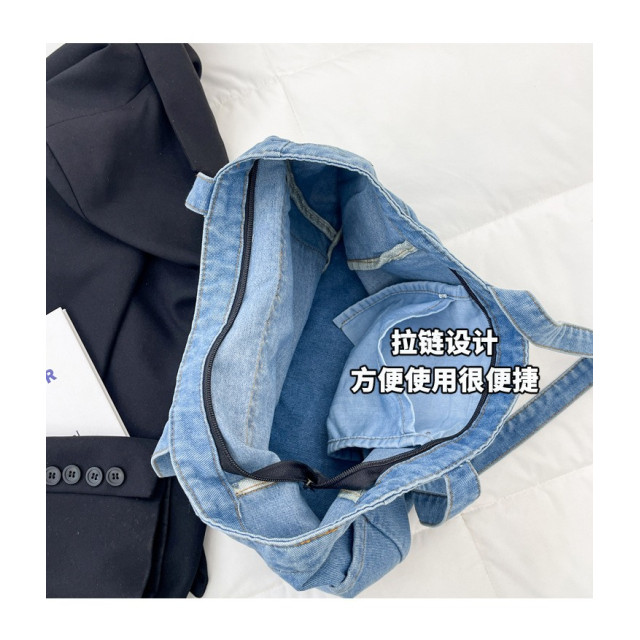 韓系牛仔托特包