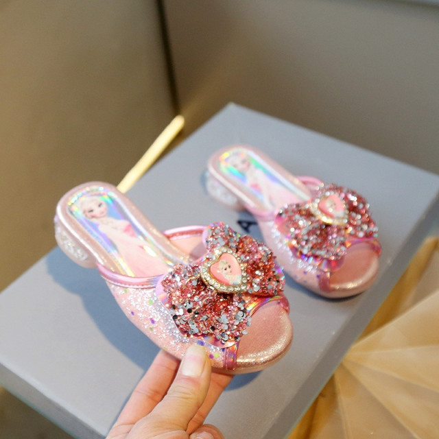 夢幻亮片公主拖鞋