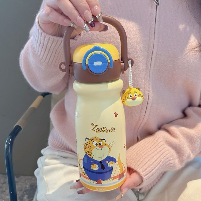 瘋狂動物城手提保溫瓶