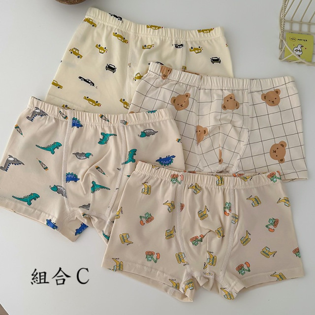 舒適透氣兒童內褲（四入組）