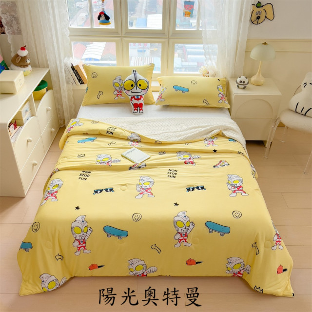 卡通豆豆涼感空調被