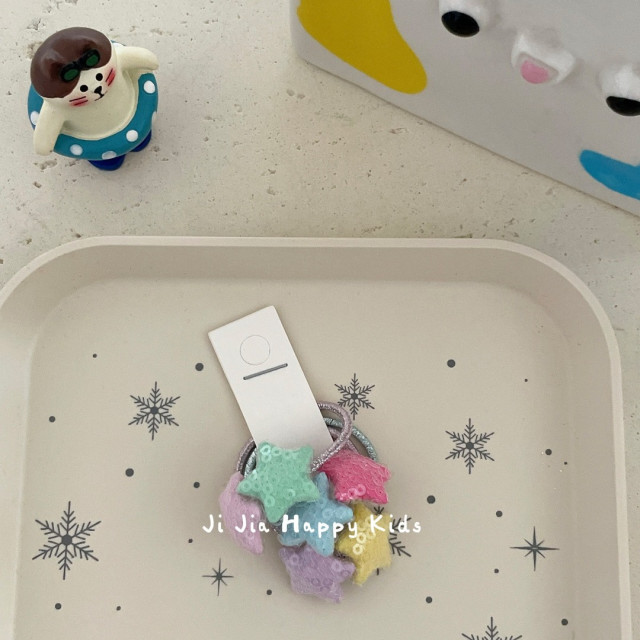 韓系亮系五角星髮飾系列