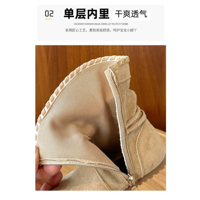 復古流蘇蝴蝶結短靴