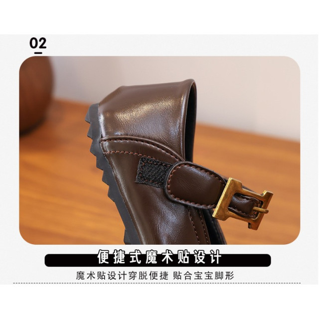 復古愛心小皮鞋