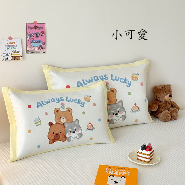 卡通涼感冰絲枕
