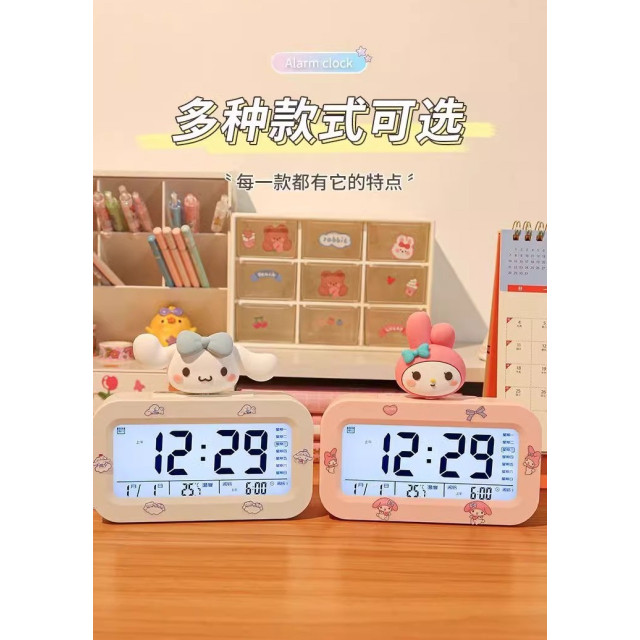 卡通多功能LED電子鬧鐘