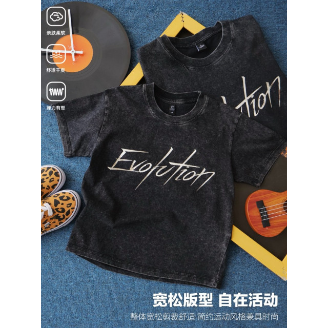 潮感水洗短Ｔ