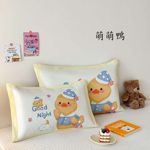 卡通涼感冰絲枕