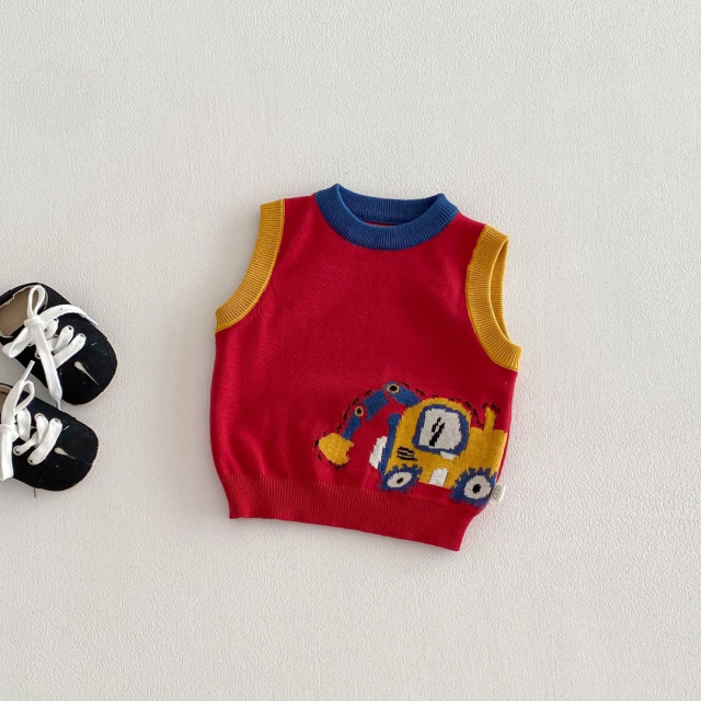 工程車針織背心