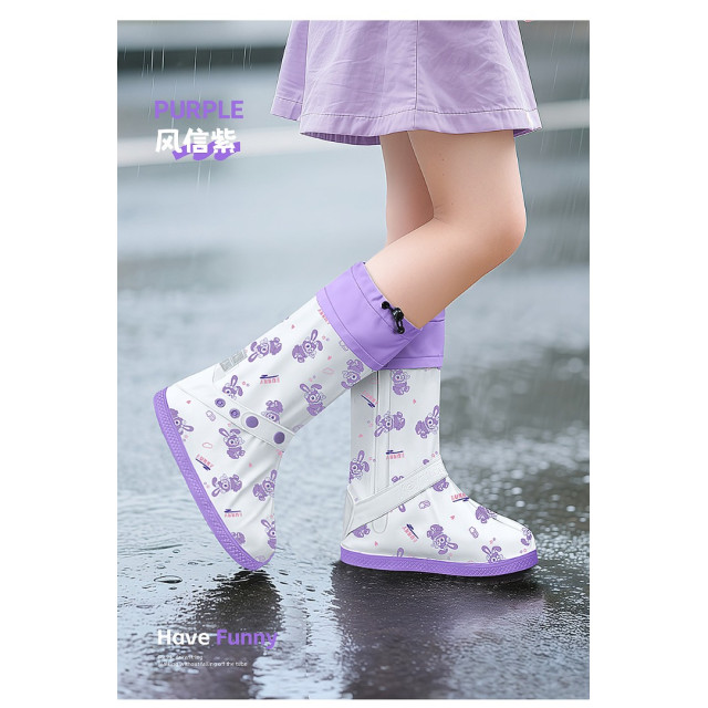 水窪探險高筒防水雨鞋套