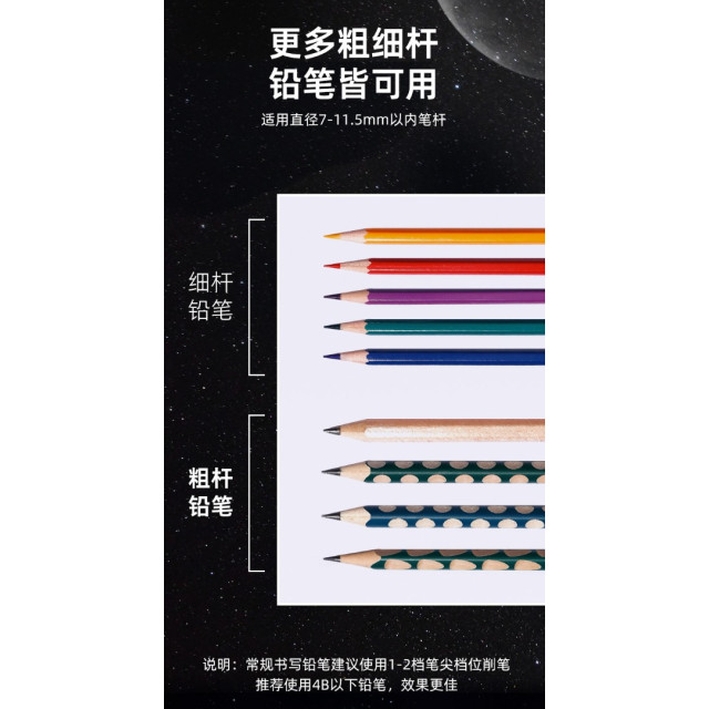 兒童太空造型電動削筆機