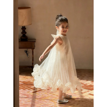 仙氣珍珠蝴蝶結公主裙